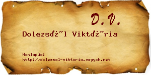Dolezsál Viktória névjegykártya